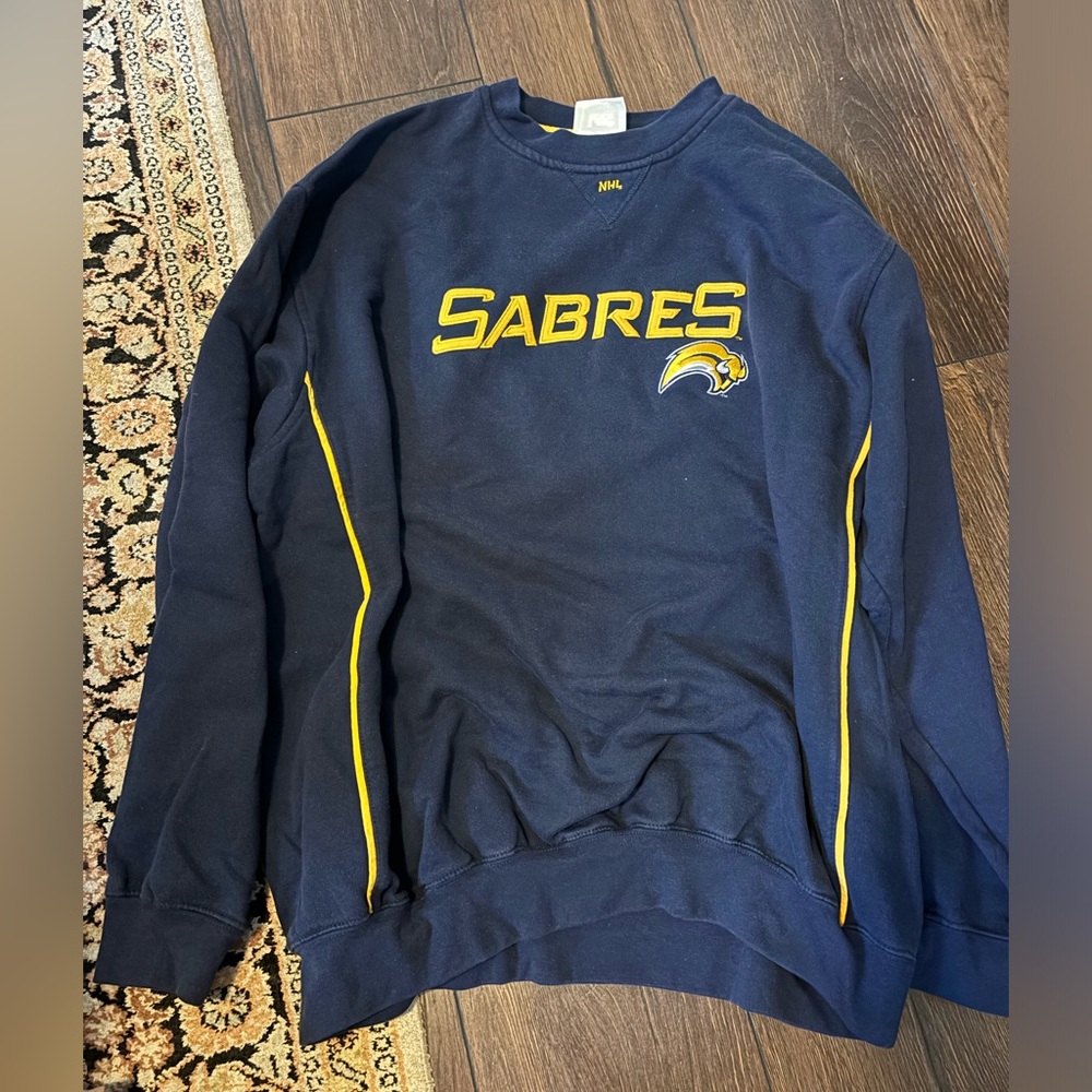 Vintage NHL Buffalo Sabres Slug Stitched Sweater